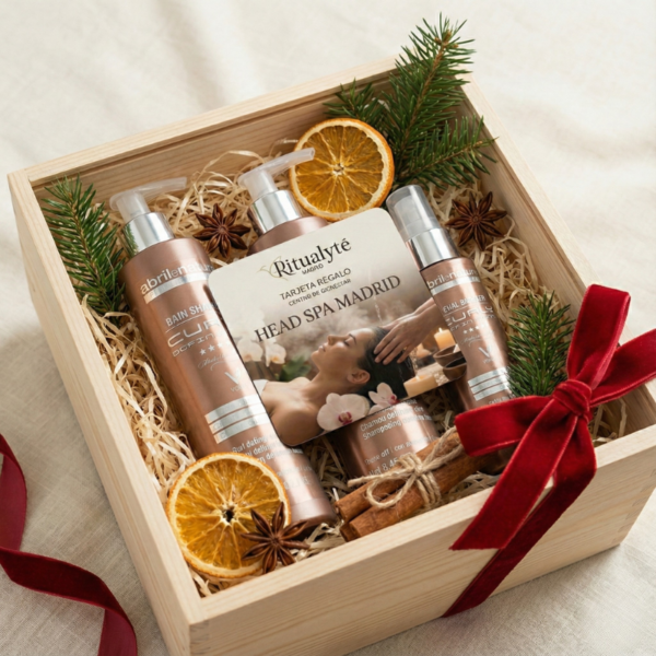 Experiencia Head SPA (Facial o Corporal) + Pack Extra Volumen Capilar de Abril Et Nature